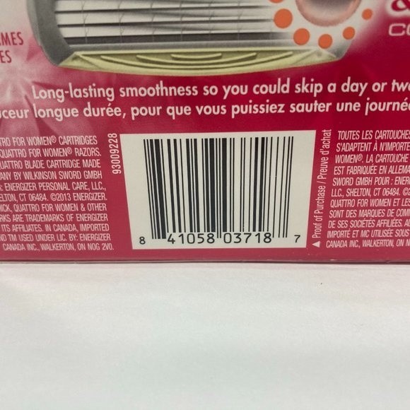Schick Quattro Women Ultra Smooth Papaya Razor Blades Refills - Picture 12 of 13